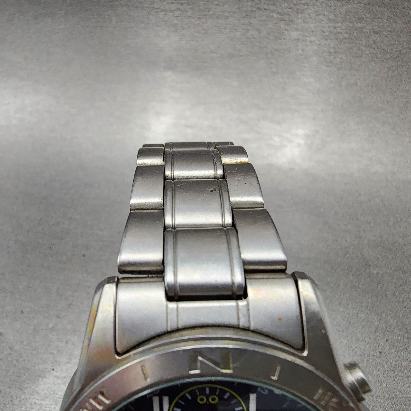Seiko Chronograph Watch Men 38mm Blue Dial Steel Round 7T920DX0 PARTS5
