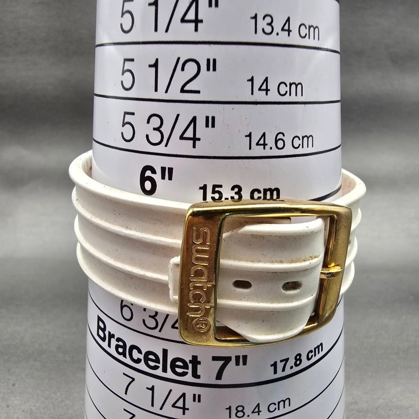 Swatch Irony Fancy Me Watch Women 33mm Gold Dial Rose Gold Date READ!!! New Batt9