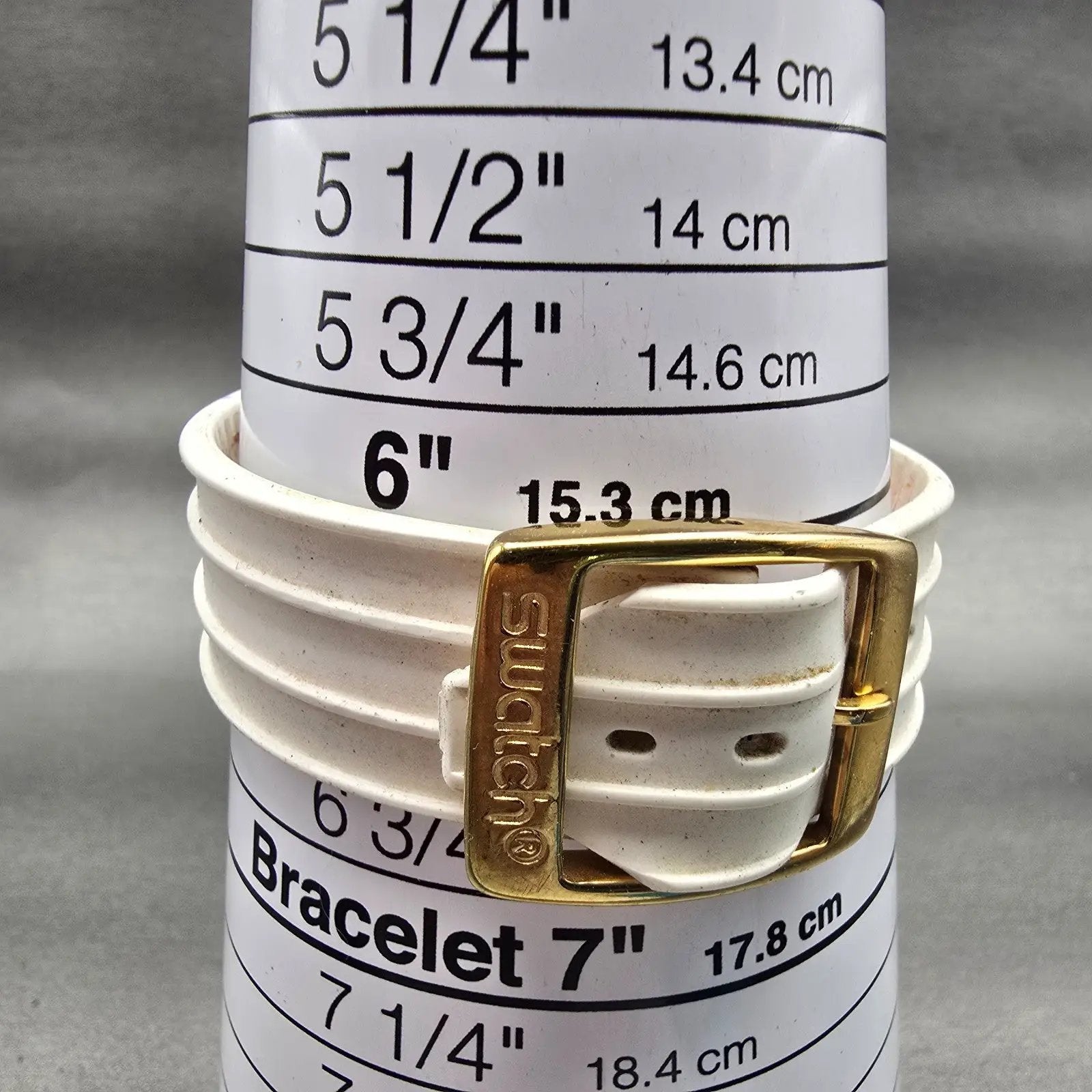 Swatch Irony Fancy Me Watch Women 33mm Gold Dial Rose Gold Date READ!!! New Batt9