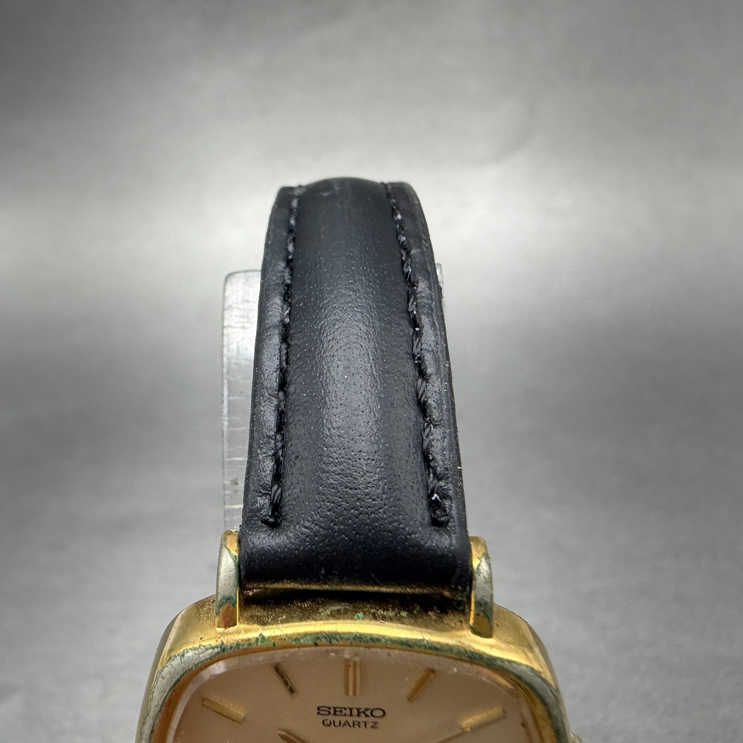 Seiko Watch Women 25mm Champagne Dial Gold Tone Hexagon 2320-5270 New Battery4