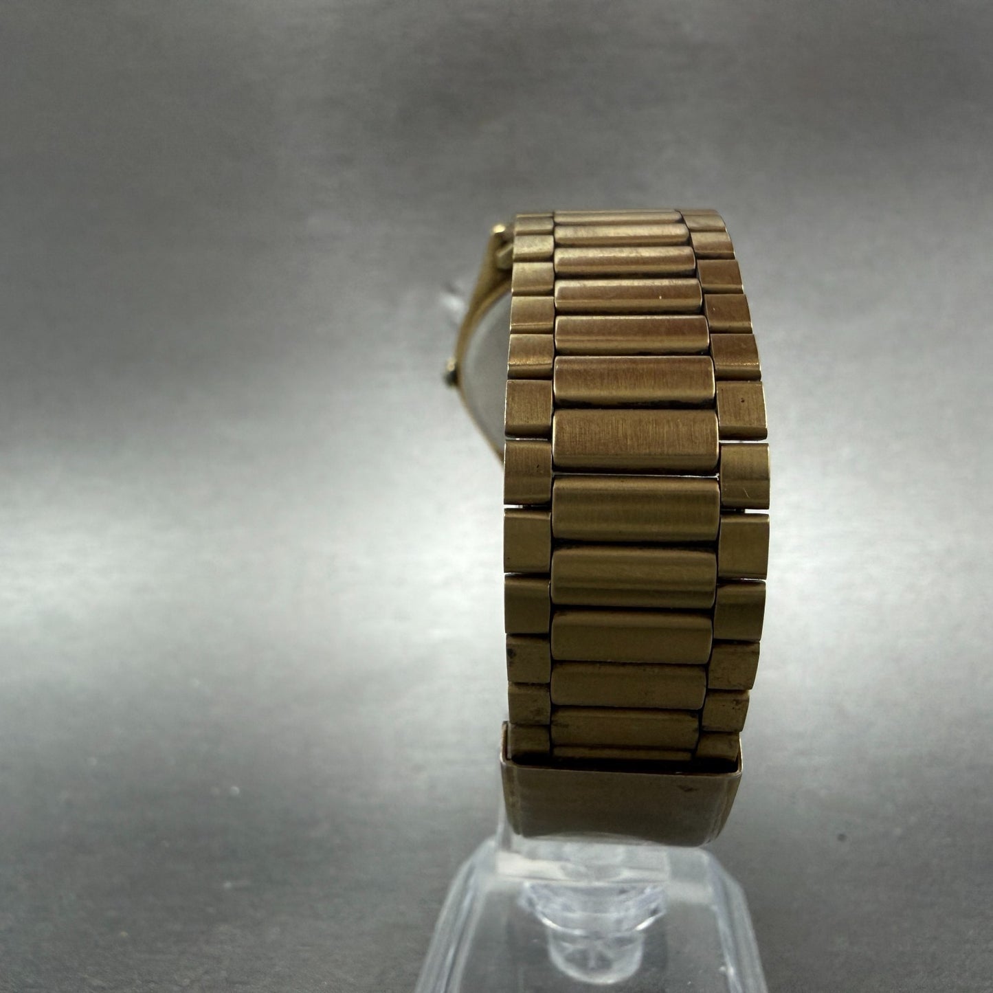 Seiko Chronos Watch Men 33mm Champagne Dial Gold Tone Daydate 8123-7080 PARTS8