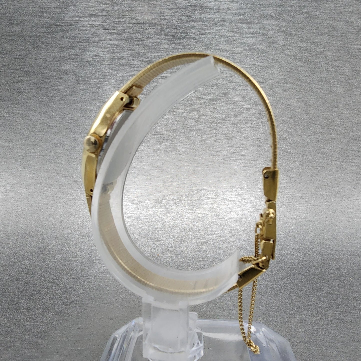 Seiko Watch Women 17mm Champagne Dial Gold Tone Round 73200209 New Battery6