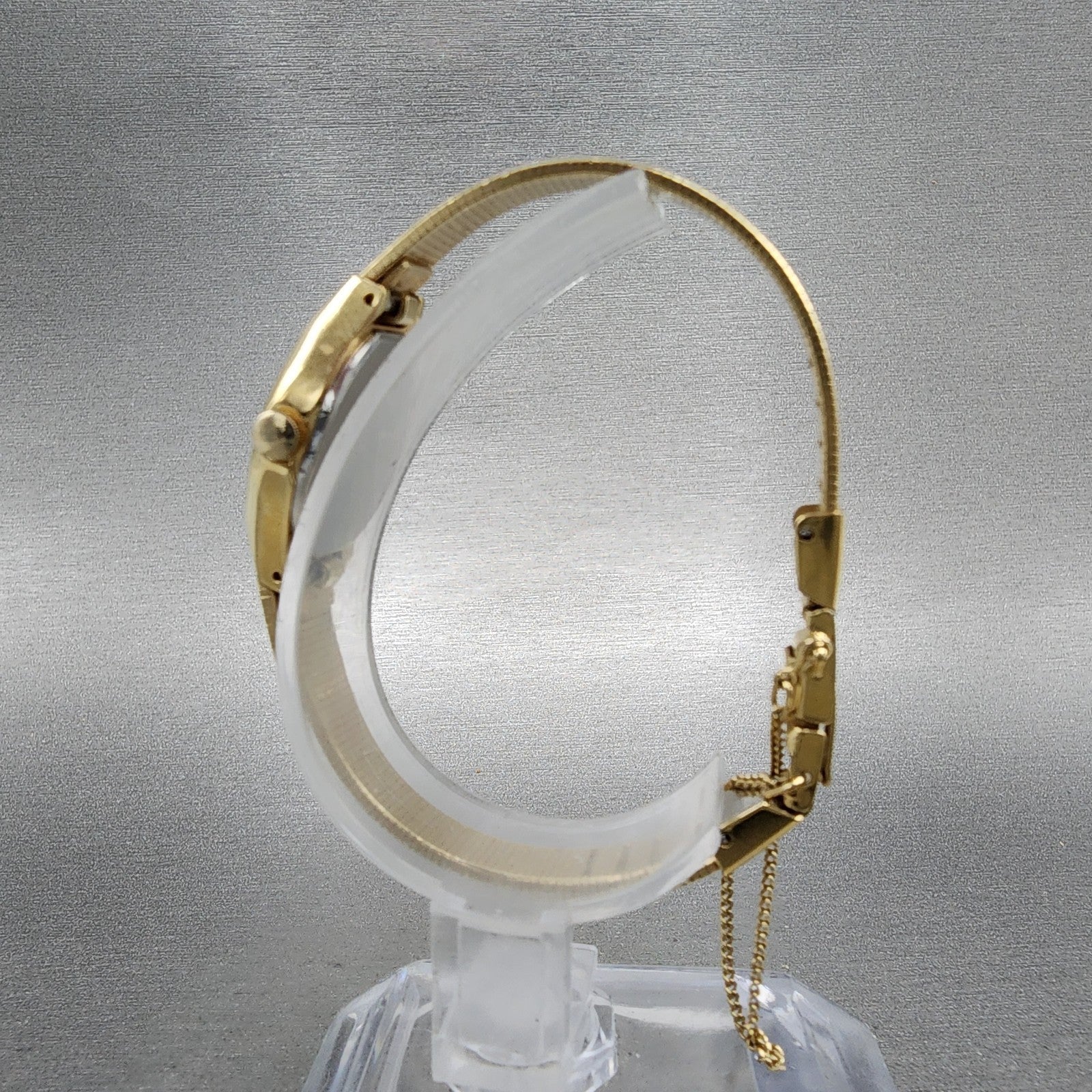 Seiko Watch Women 17mm Champagne Dial Gold Tone Round 73200209 New Battery6