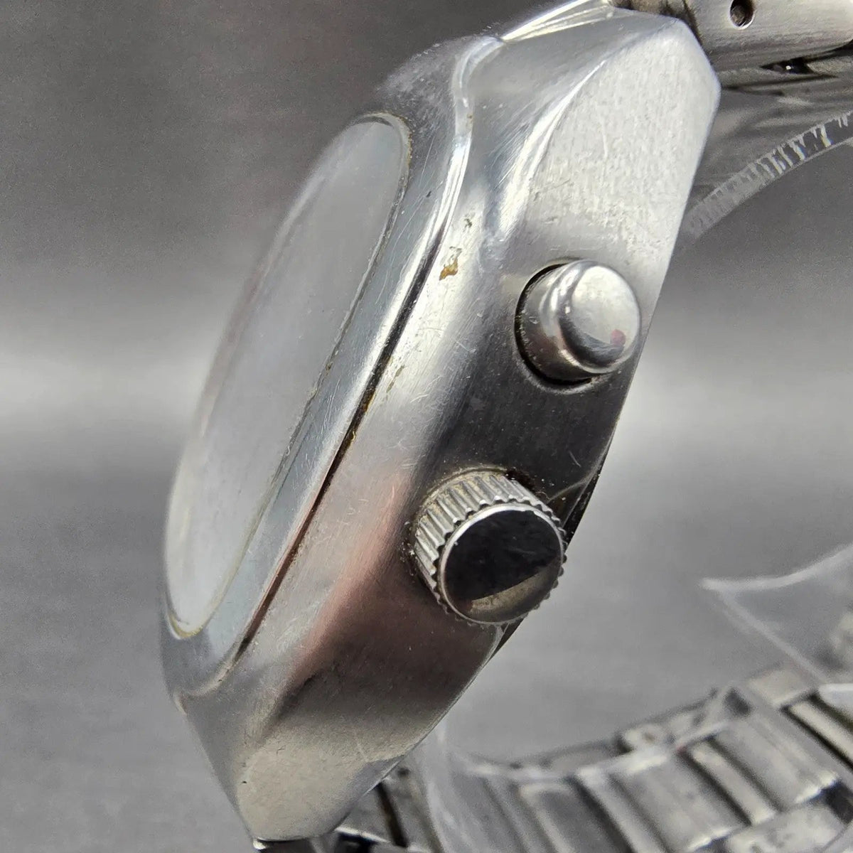 Fossil Big Tick Dragon Watch Men 40mm Red Dial Silver Tone JR-8161 New Battery G2