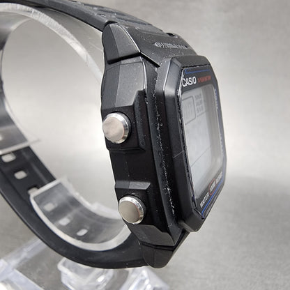 Casio W800H Watch Men 38mm Digital Black Tone Alarm Chrono New Battery3