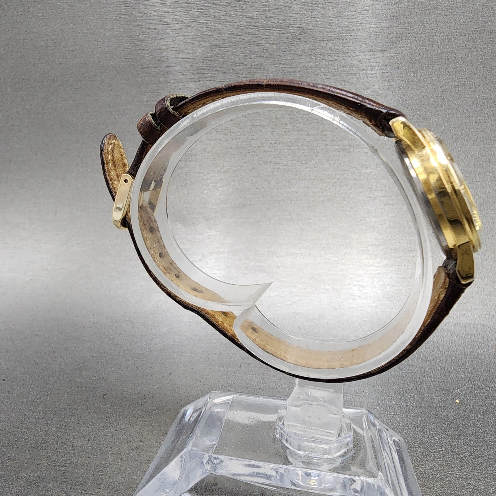 Citizen Watch Women 24mm Black Dial Gold Tone Date 6010K06878 New Battery8