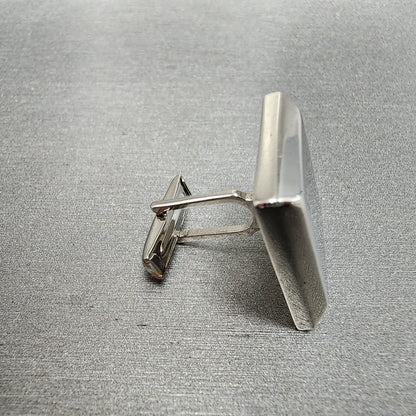 VTG Endura Cuff Link Watch Silver Tone White Dial Manual Wind PARTS