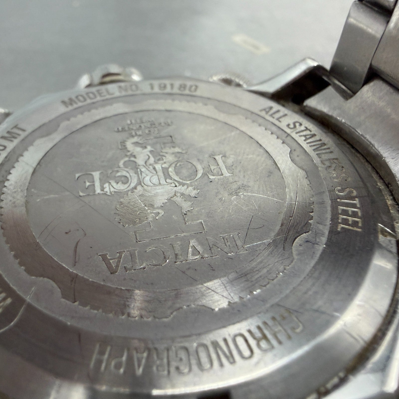 Invicta Force Chronograph Watch Men 51mm Skeleton Dial Steel Date 19180 New Bat9