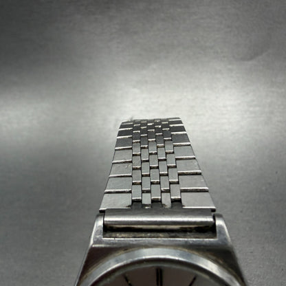 Seiko ALBA Watch Men 35mm Silver Dial Silver Tone Daydate V743-8A10 New Battery14