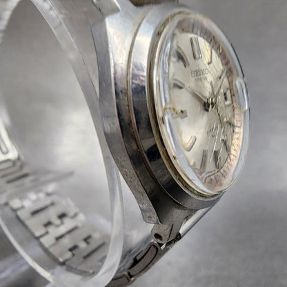 Seiko Chorus Watch Women 25mm Silver Dial Silver Tone Date Manual 2118-0260 Runs