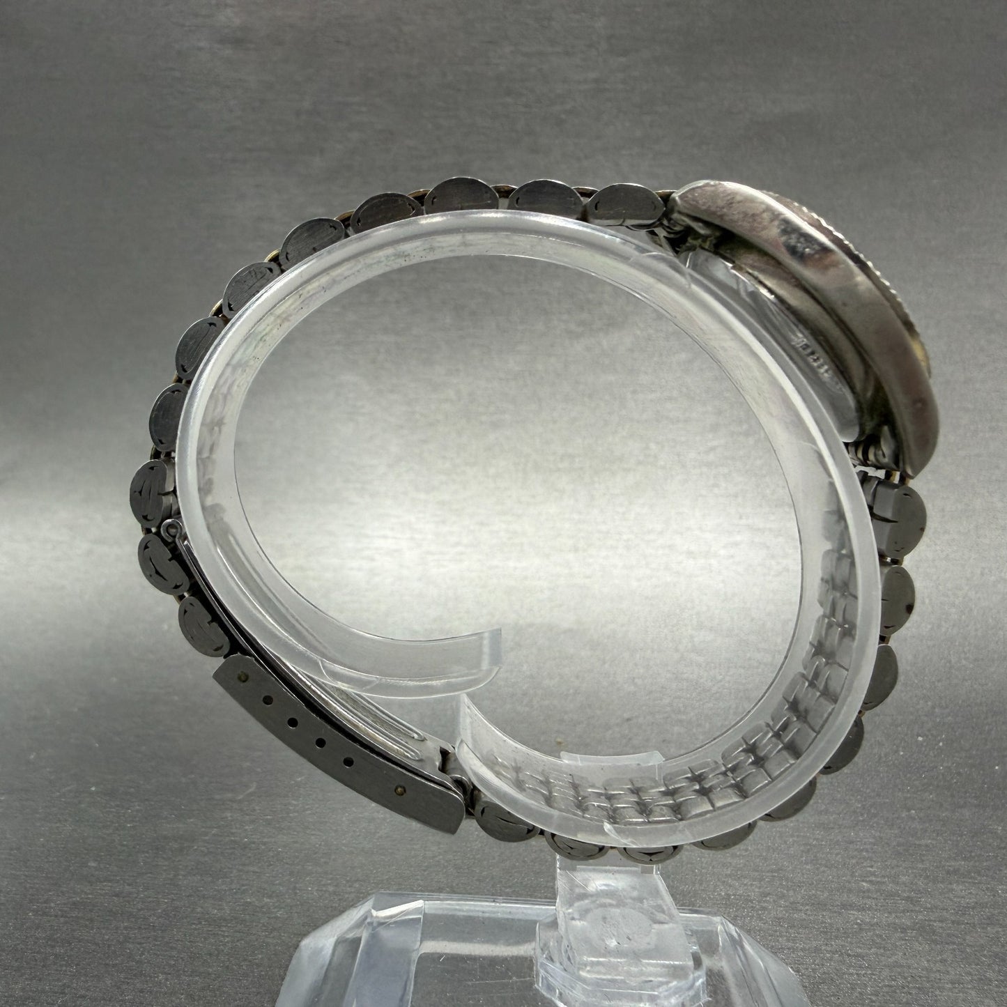 Waltham Prestige Watch Women 24mm Blue Dial Two Tone Daydate PC23 New Battery8