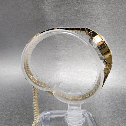 Citizen Special Watch Women 20mm White Dial Gold Plated Manual Wind Runs VTG8
