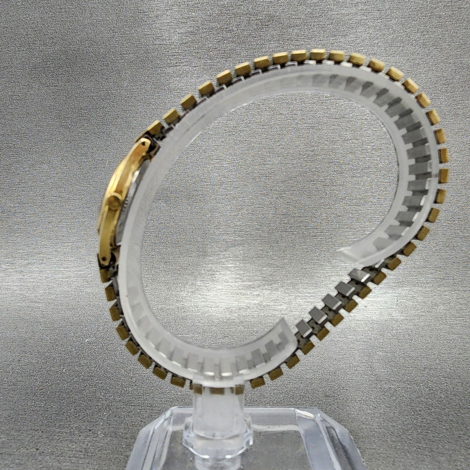 Seiko Watch Women 21mm Gold Dial Gold Tone Round 2C200369 New Battery Vintage6