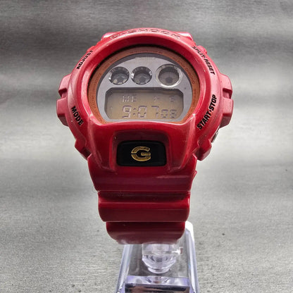 Casio G-Shock DW-6900CB Watch Men 51mm Red Alarm Chronograph Timer New Battery5