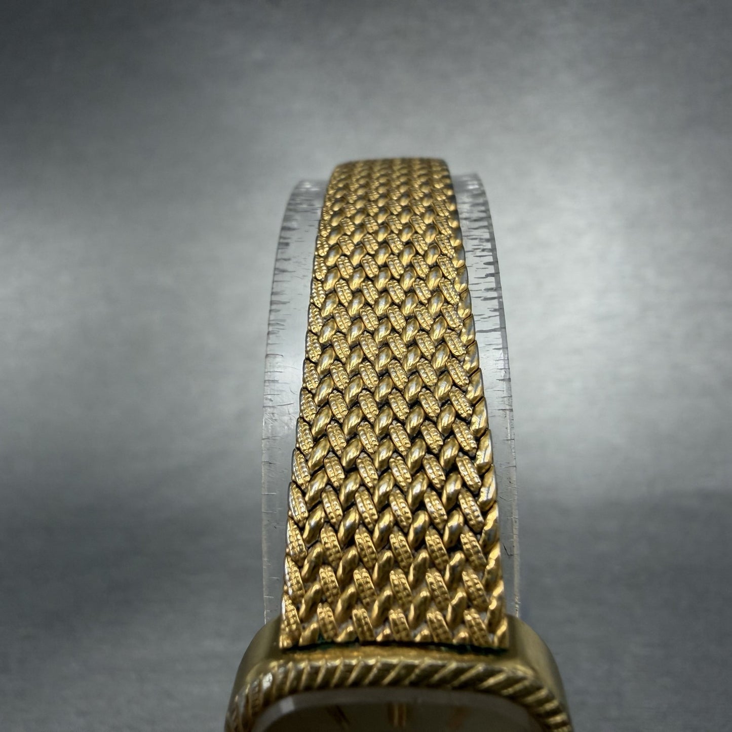 Seiko Watch Women 19mm Champagne Dial Gold Tone Rectangle 1421-5860 New Battery4