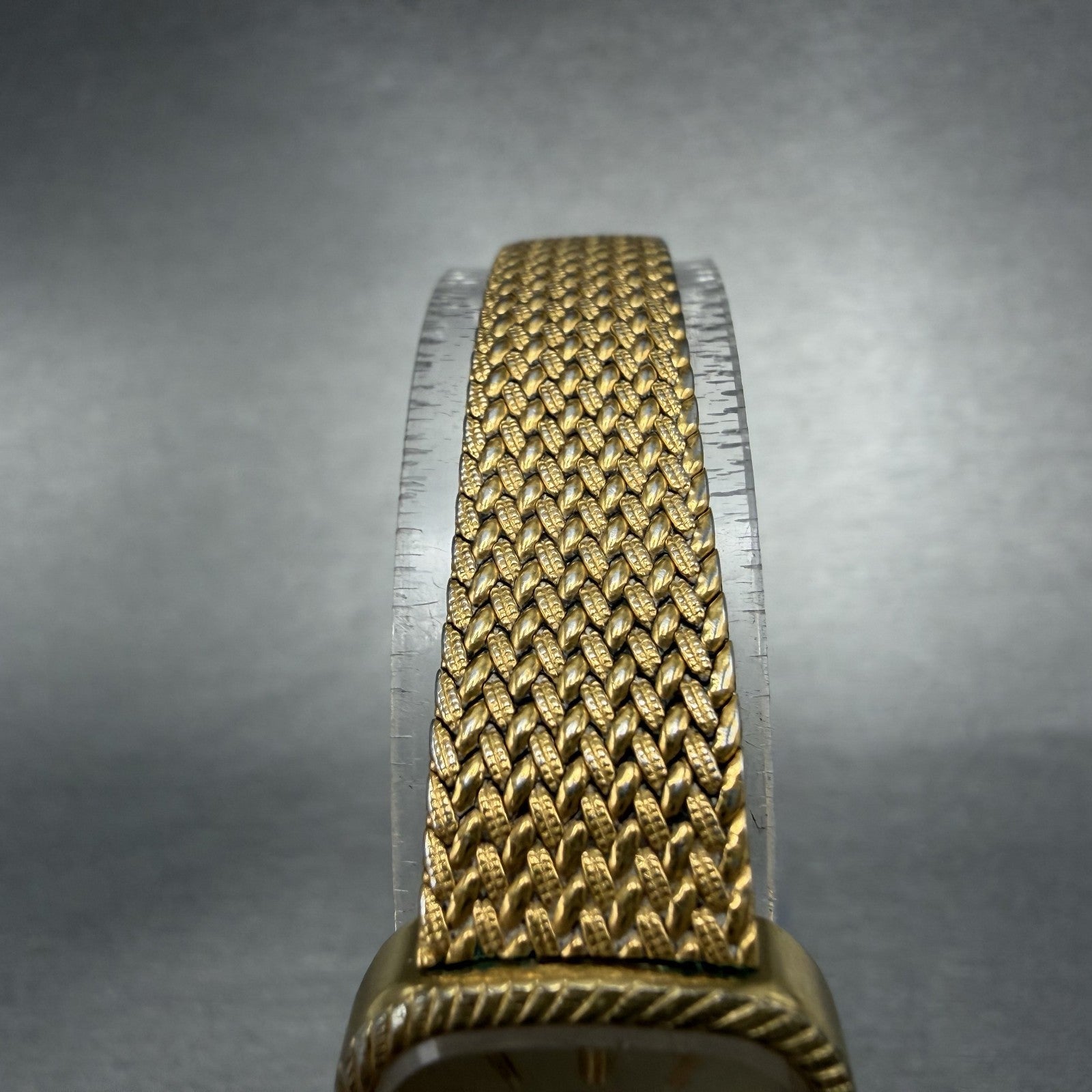 Seiko Watch Women 19mm Champagne Dial Gold Tone Rectangle 1421-5860 New Battery4