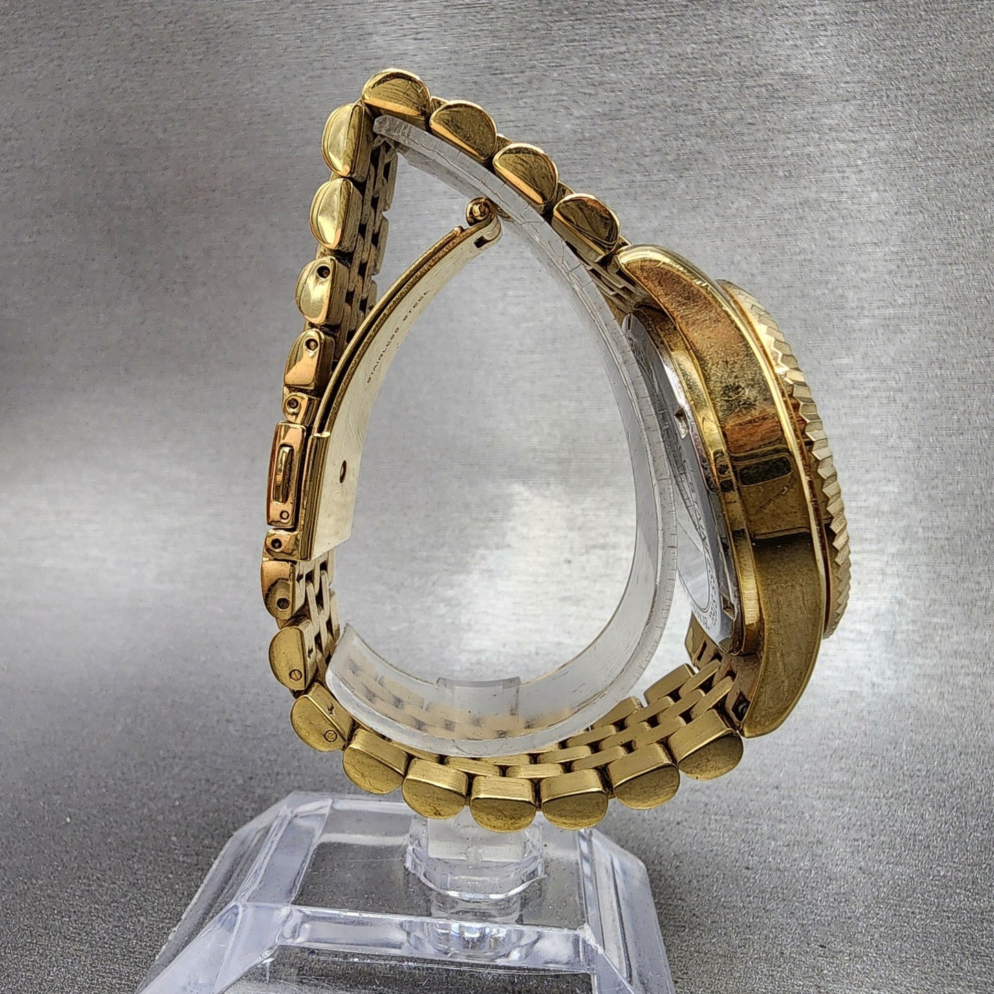 Michael Kors Lexington Chronograph Watch Women 38mm Gold Dial Gold Tone Date8