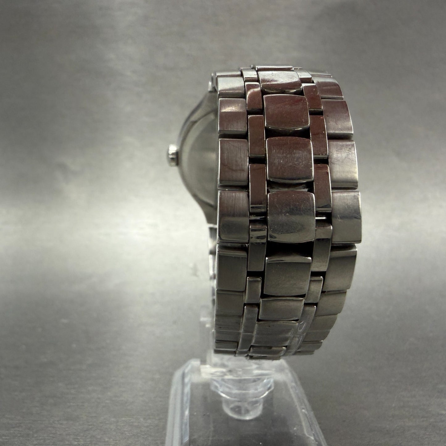 Movado Museum Watch Men 39mm Black Dial Silver Tone 01.1.14.1085 New Battery7