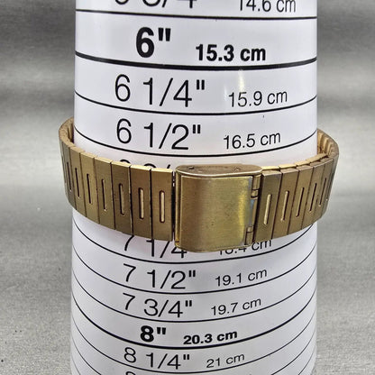 Seiko Watch Men 33mm Champagne Dial Gold Tone Daydate Round 5Y23-8119 New Batt9
