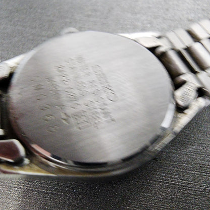 Seiko Watch Women 23mm Blue Dial Silver Tone Date Round 2A220270 New Battery9