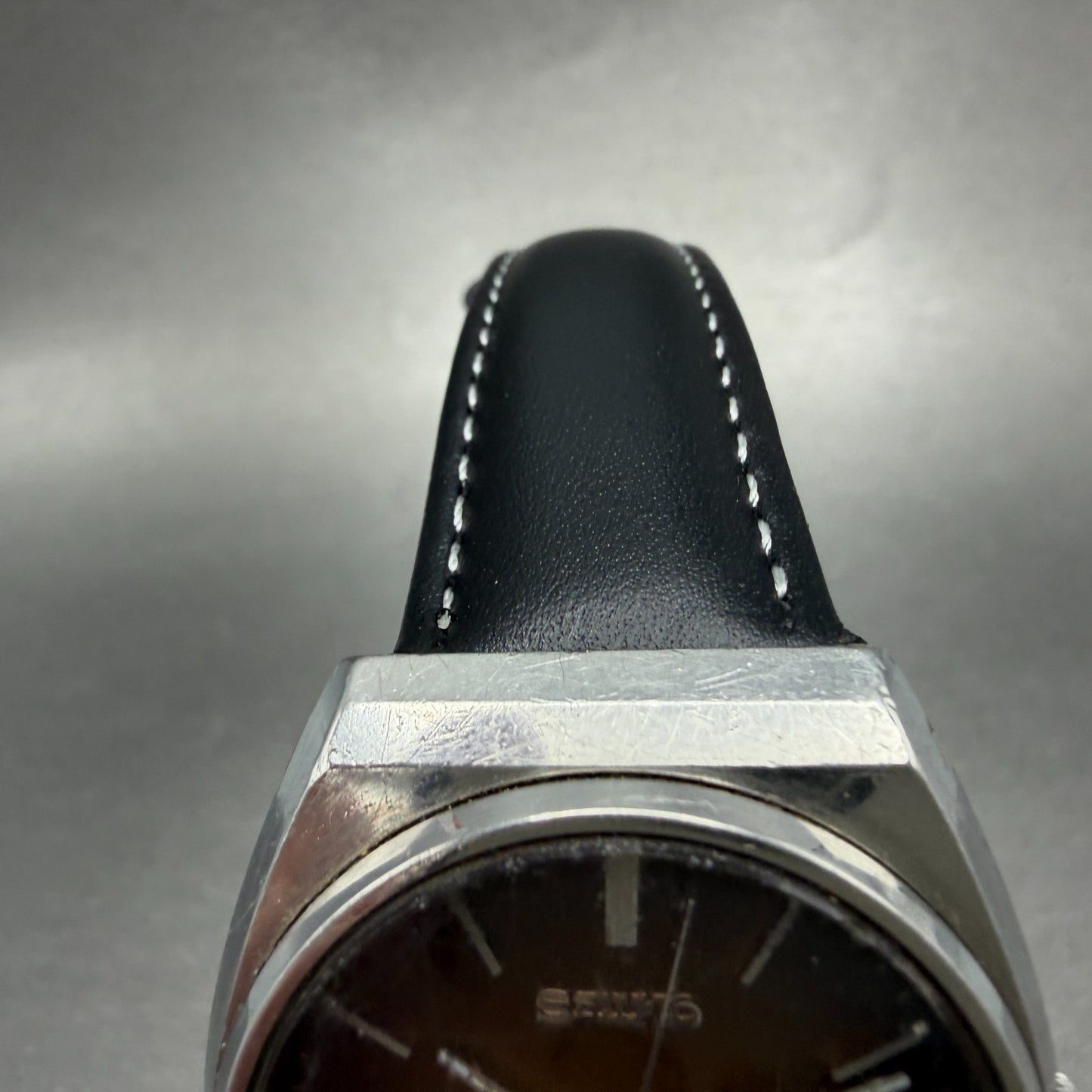 Seiko SQ Watch Men 35mm Brown Dial Silver Tone Daydate 4633-8009 New Battery4