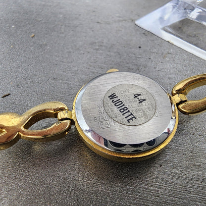 Orient Jupiter Watch Women 21mm Gold Dial Gold Tone Round F0551501 New Battery9