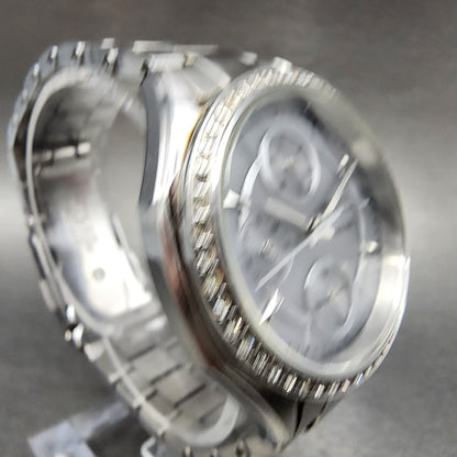 Citizen EcoDrive Watch Women 34mm Silver Dial Steel Daydate Round Crystal Works3
