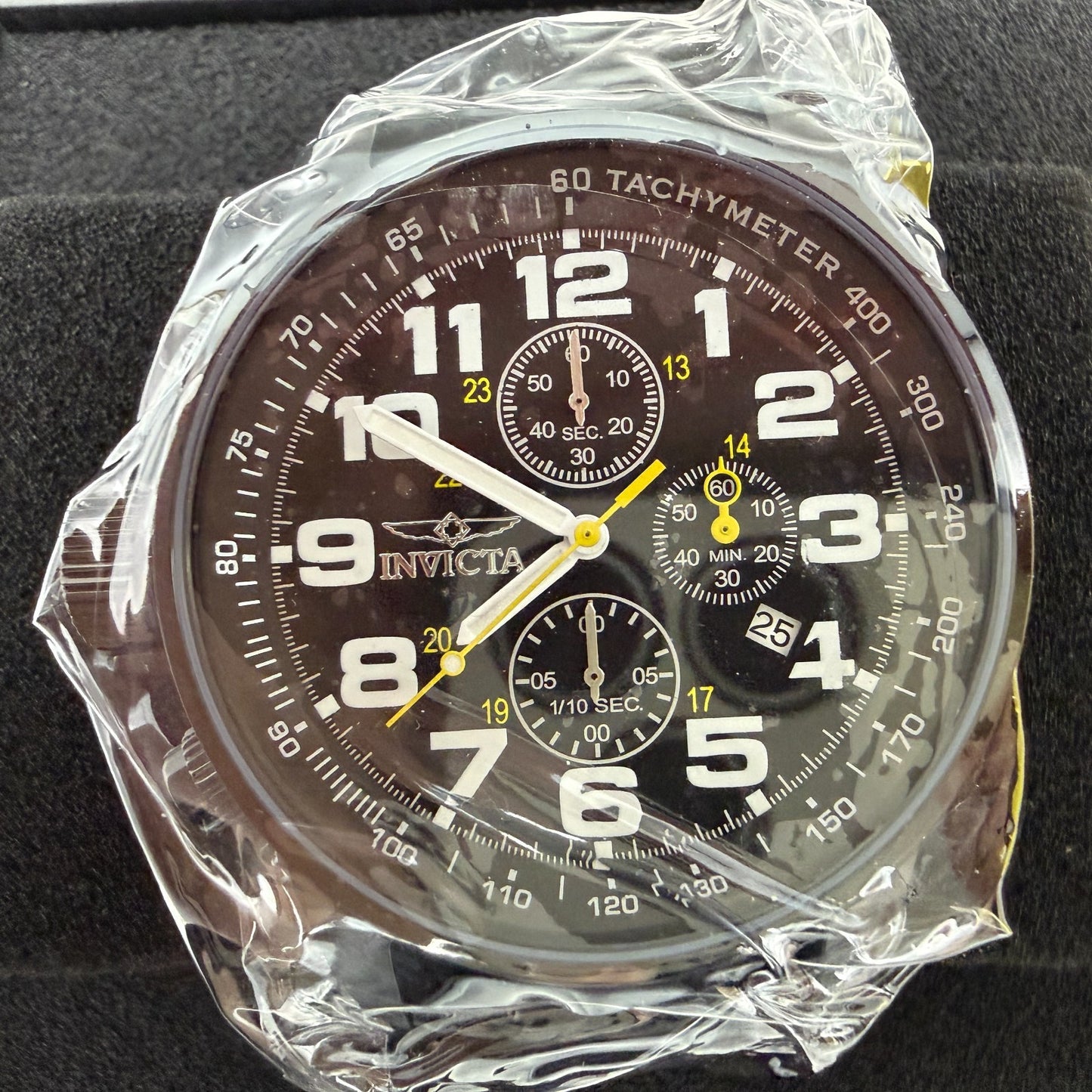 Invicta I-Force Chrono Watch Men 46mm Black Dial Black Tone Date 3332 NIB1