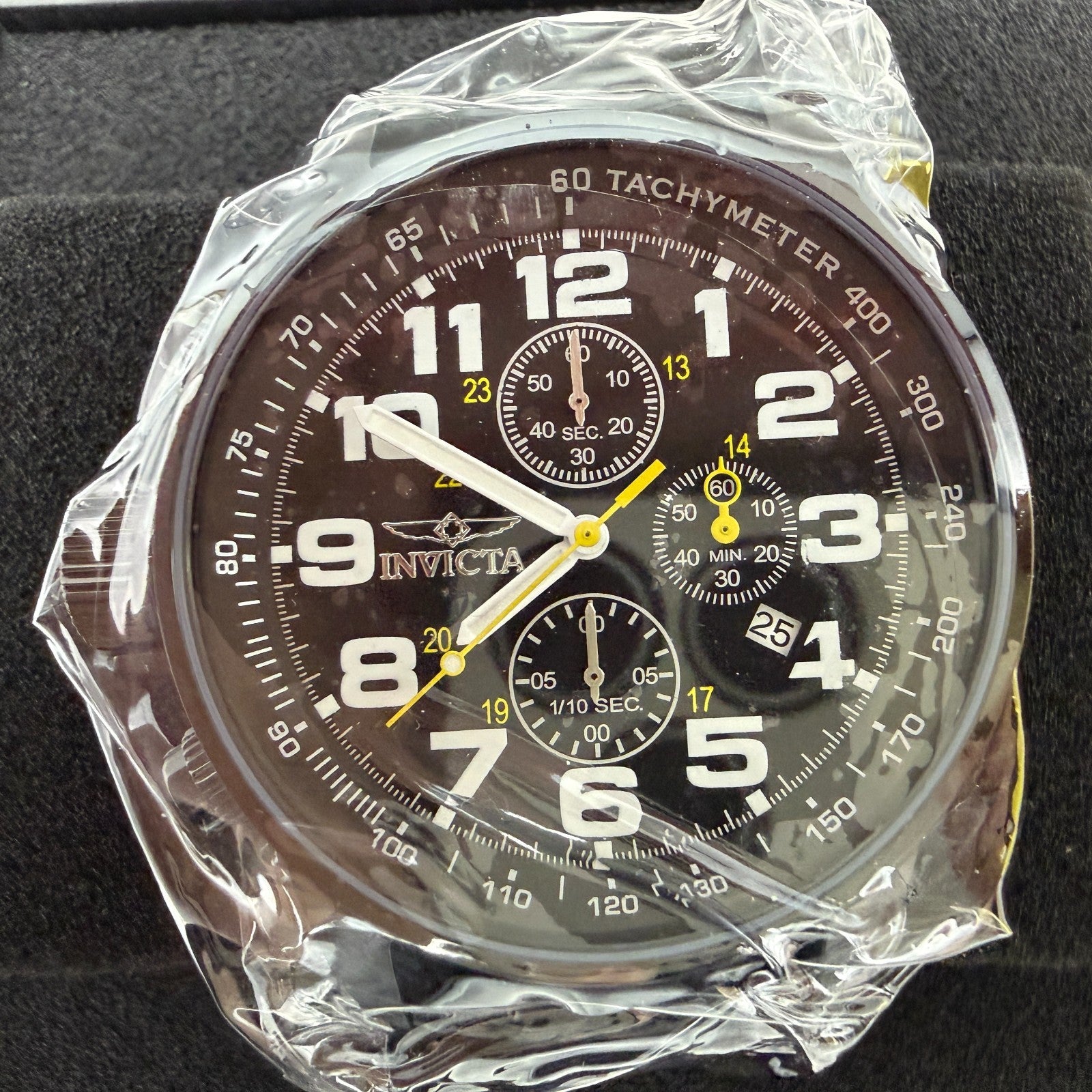 Invicta I-Force Chrono Watch Men 46mm Black Dial Black Tone Date 3332 NIB1