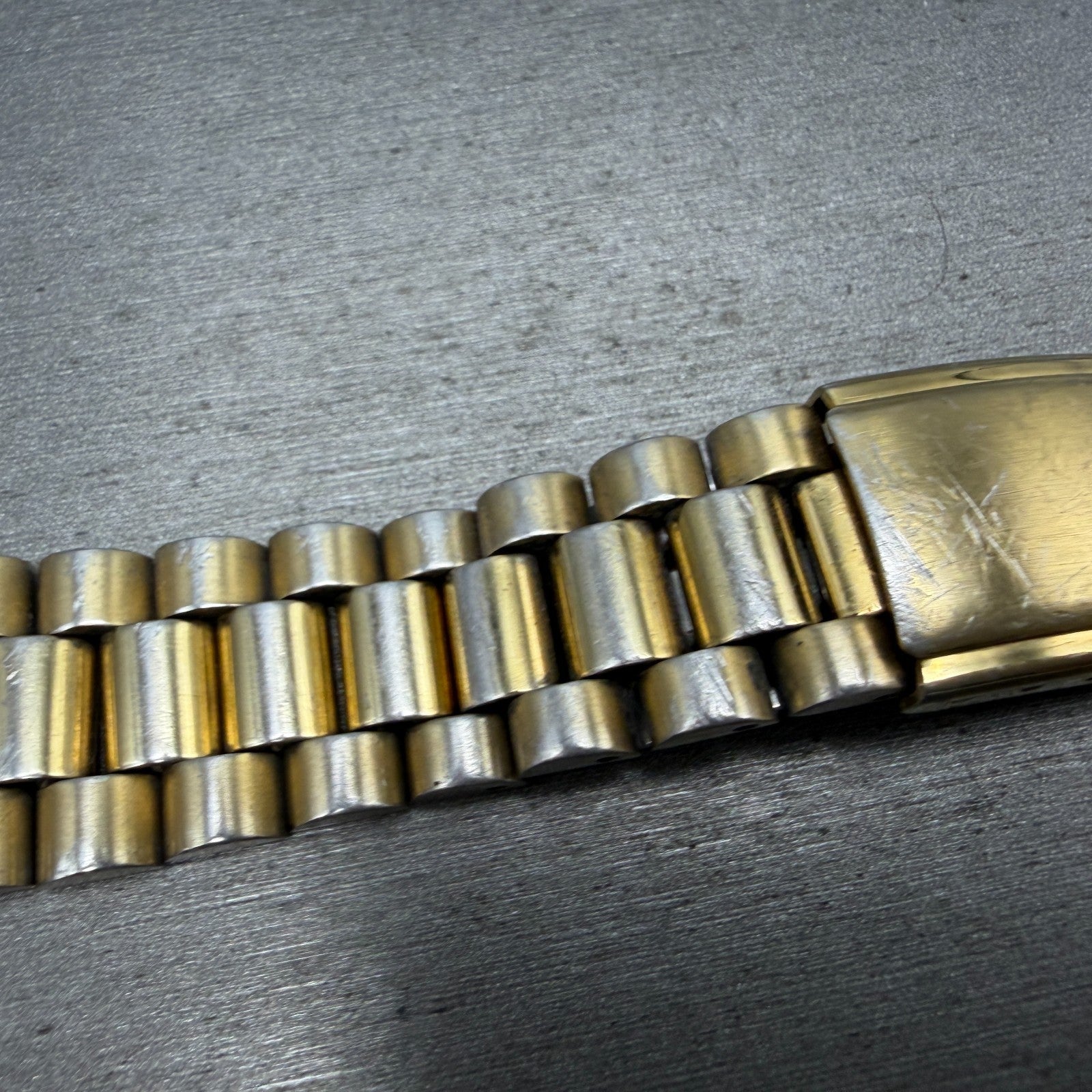 Seiko President Watch Men 36mm Champagne Dial Gold Tone Daydate Round New BattTT15