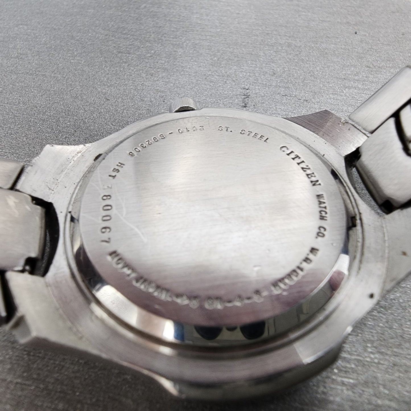 Citizen Watch Men 39mm Blue Dial Silver Tone Date 2510S92308 Round PARTS10