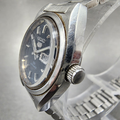 Seiko 5 Automatic Watch Women 24mm Black Dial Steel Daydate 2906-0341 PARTS