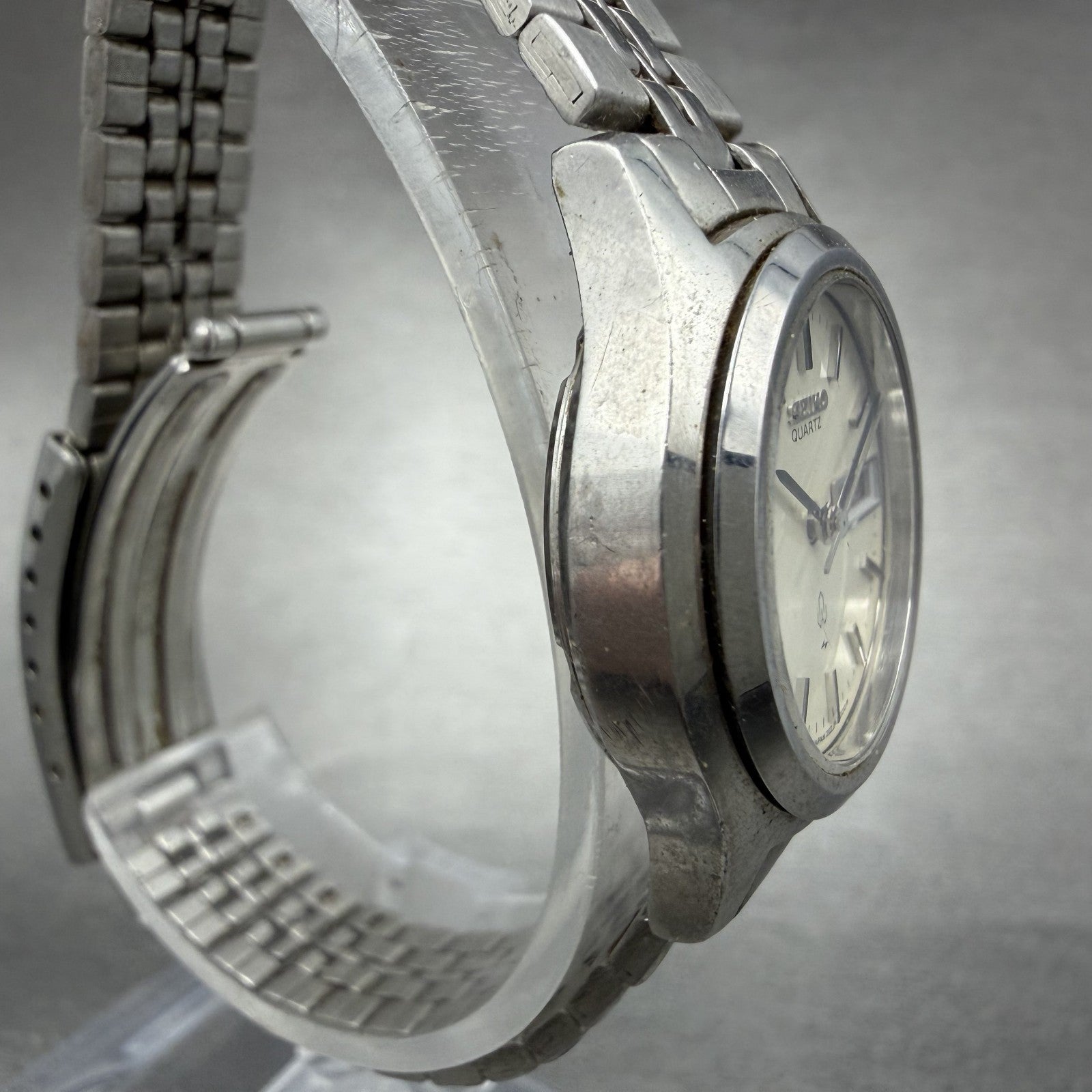 Seiko Watch Women 25mm White Dial Silver Tone Daydate 2623-0170 New Battery3