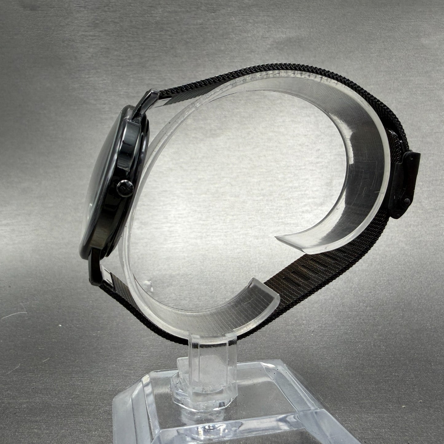 Skagen Watch Unisex 34mm Black Dial Black Tone Date Round 170LTMB1 New Battery6