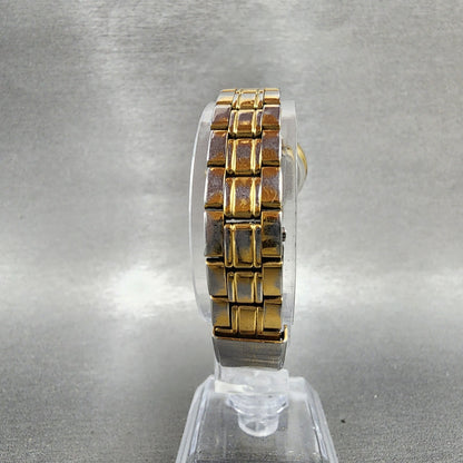 Wittnauer Watch Women 24mm Champagne Dial Gold Tone Round 8071 0762 New Battery7