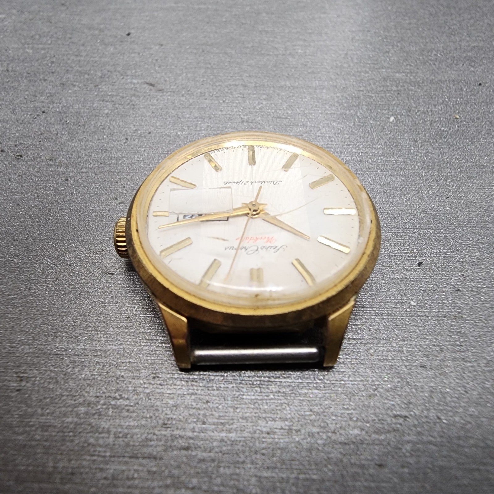 Seiko Chorus Watch Women 26mm White Dial Gold Tone Daydate Manual 21190010 Runs4