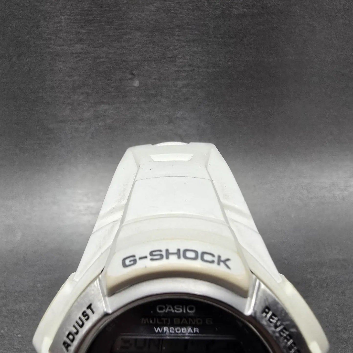 Casio G-Shock GW-M850 Watch Men 42mm White Alarm Chronograph Digital Solar RunsL4