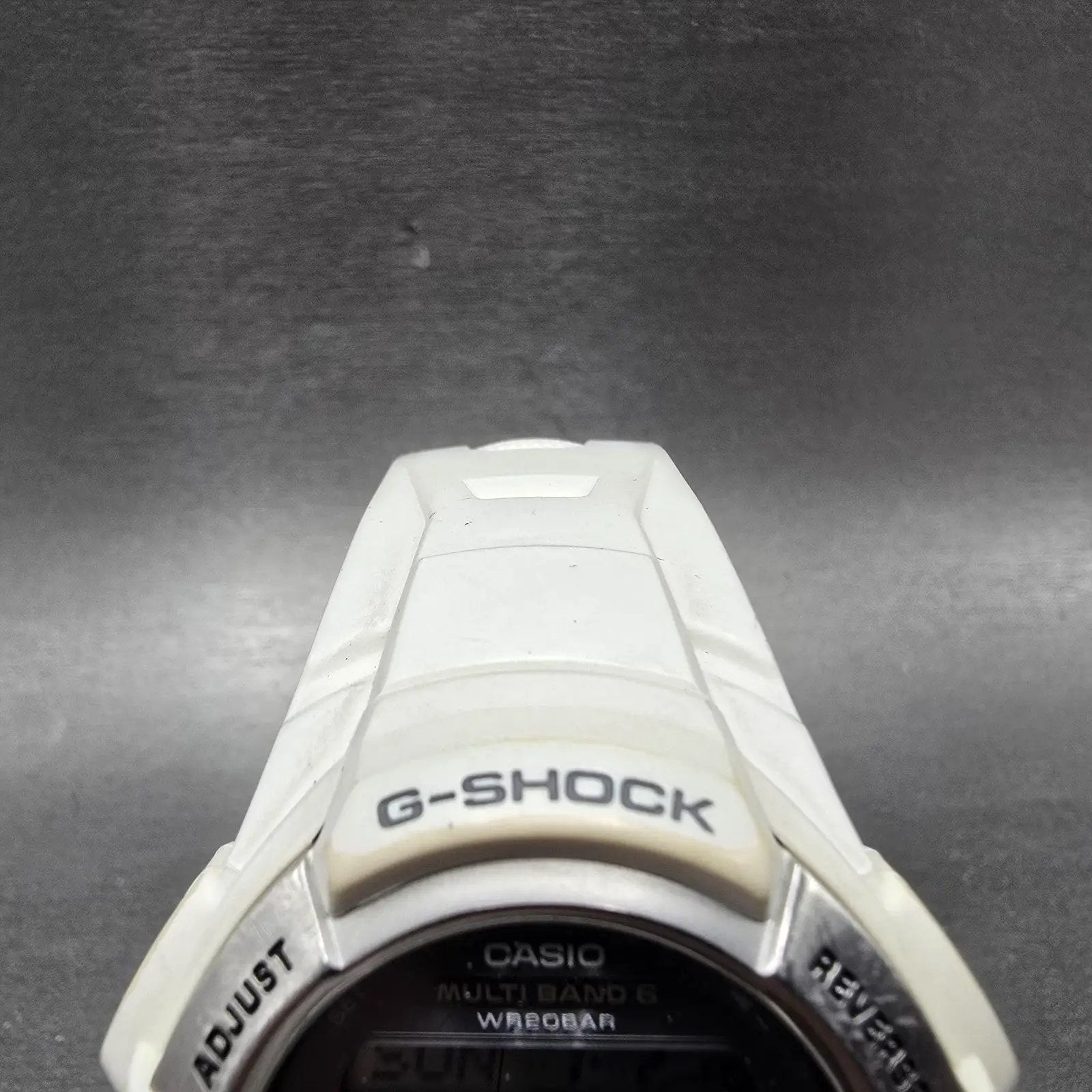 Casio G-Shock GW-M850 Watch Men 42mm White Alarm Chronograph Digital Solar RunsL4