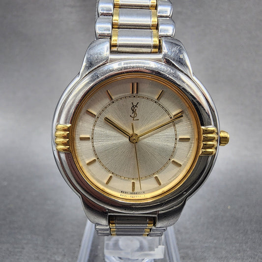 Yves Saint Laurent Watch Women 32mm Champagne Dial Two Tone 6031G11246 PARTS0