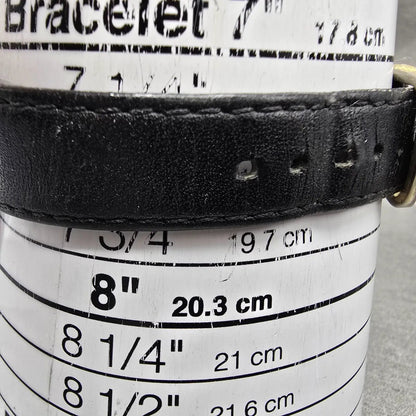 Seiko Analog Digital Watch Men 28mm Black Gold Alarm Chrono H449-5210 PARTS VTG11