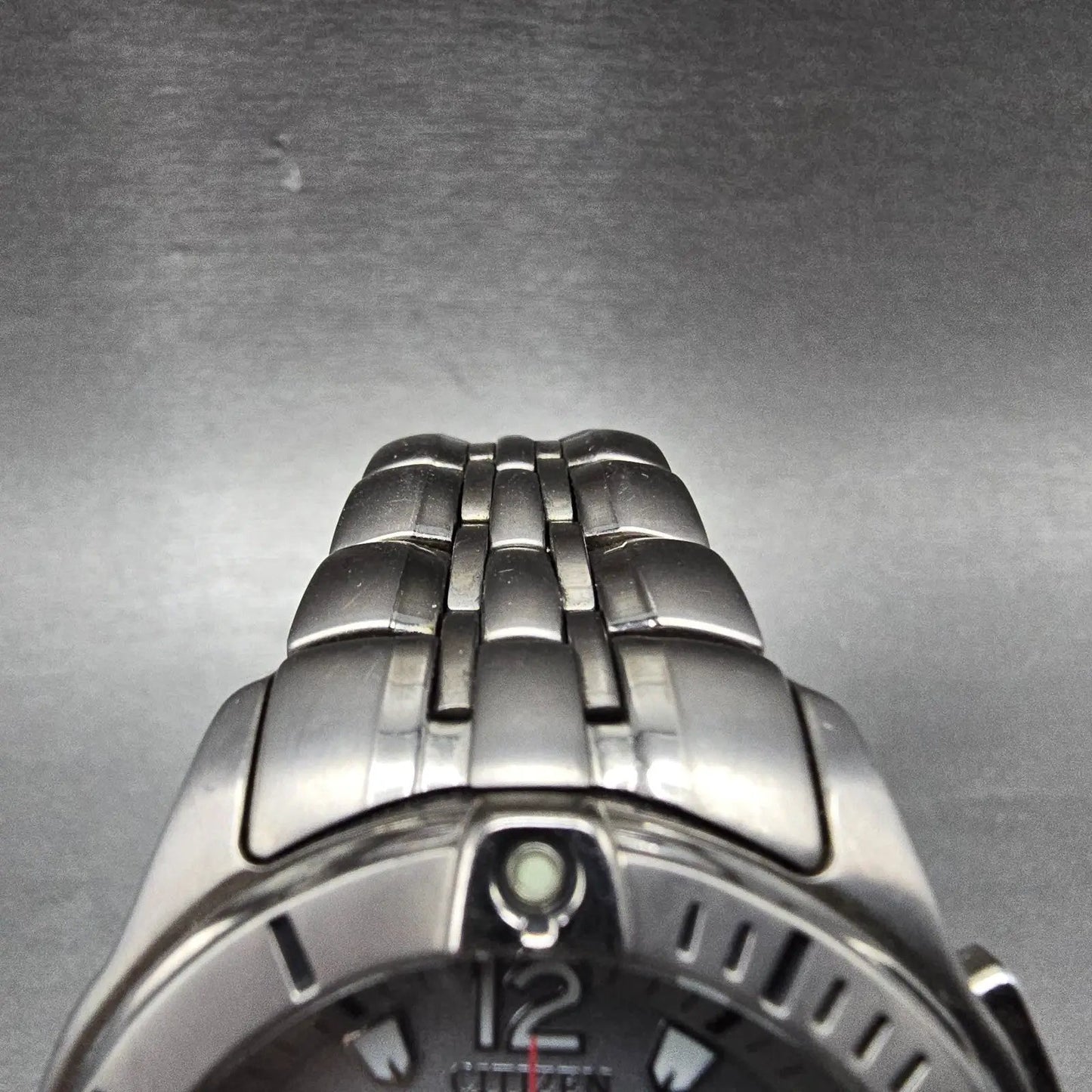 Citizen Eco-Drive Dive Watch Men 41mm Chronograph Silver Dial Titanium Runs4