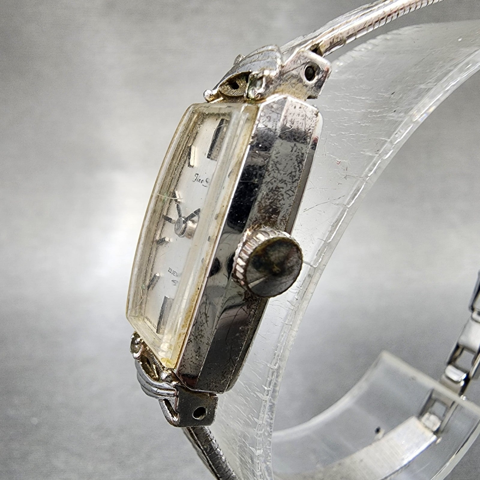 Seiko Fine Seiko Watch Women 12mm Silver Dial Silver Tone Manual 15203370 Runs2
