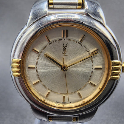 Yves Saint Laurent Watch Women 32mm Champagne Dial Two Tone 6031G11246 PARTS2