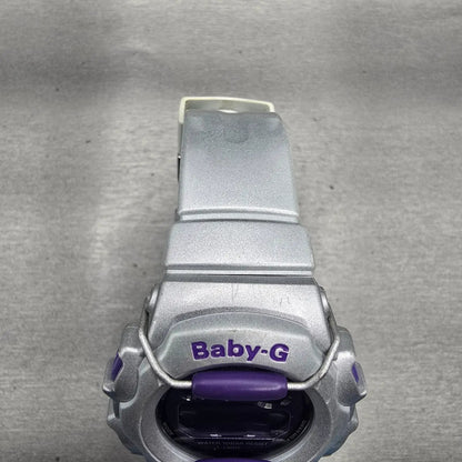 Casio Baby-G BG-1006SA Watch Women 42mm Purple Silver Alarm Chronograph New Batt4