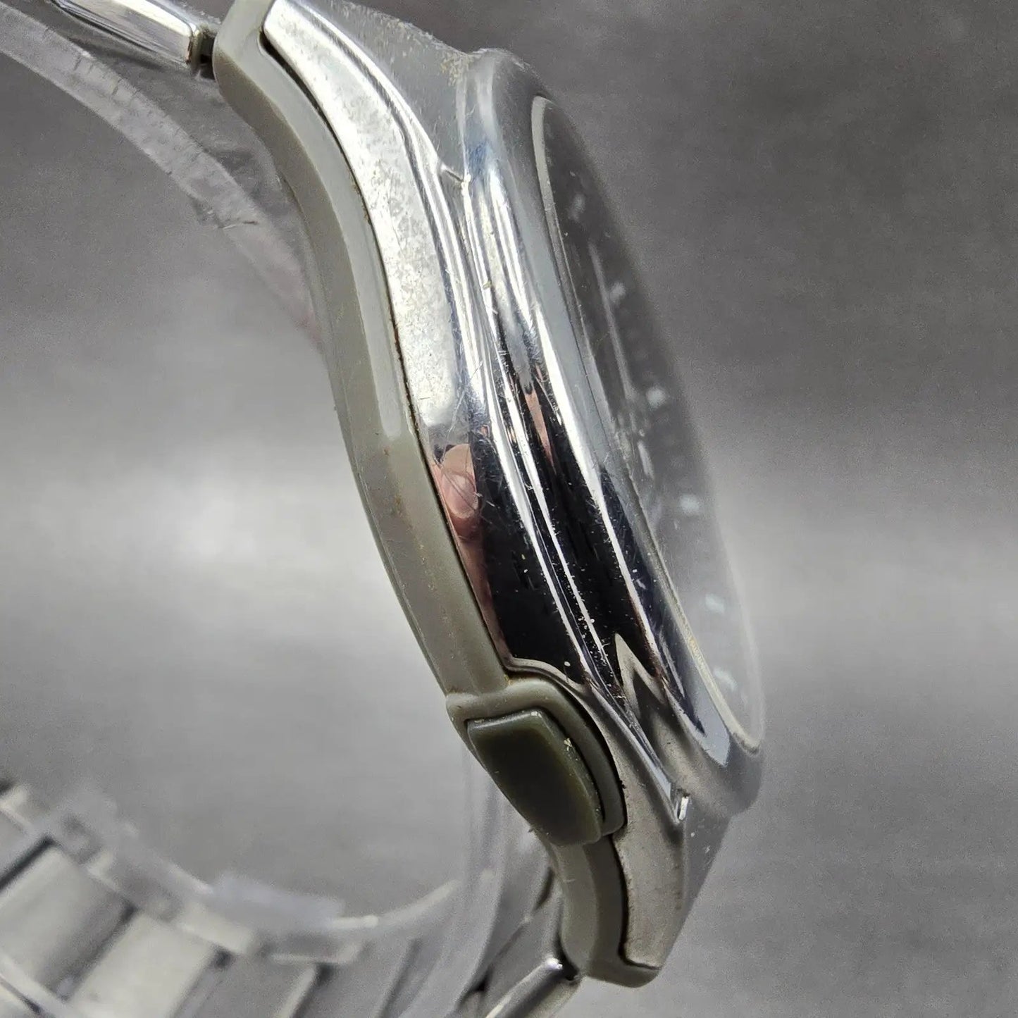 Casio Waveceptor Watch Men 41mm Black Dial Analog Digital Steel WVA-M480 Works T4