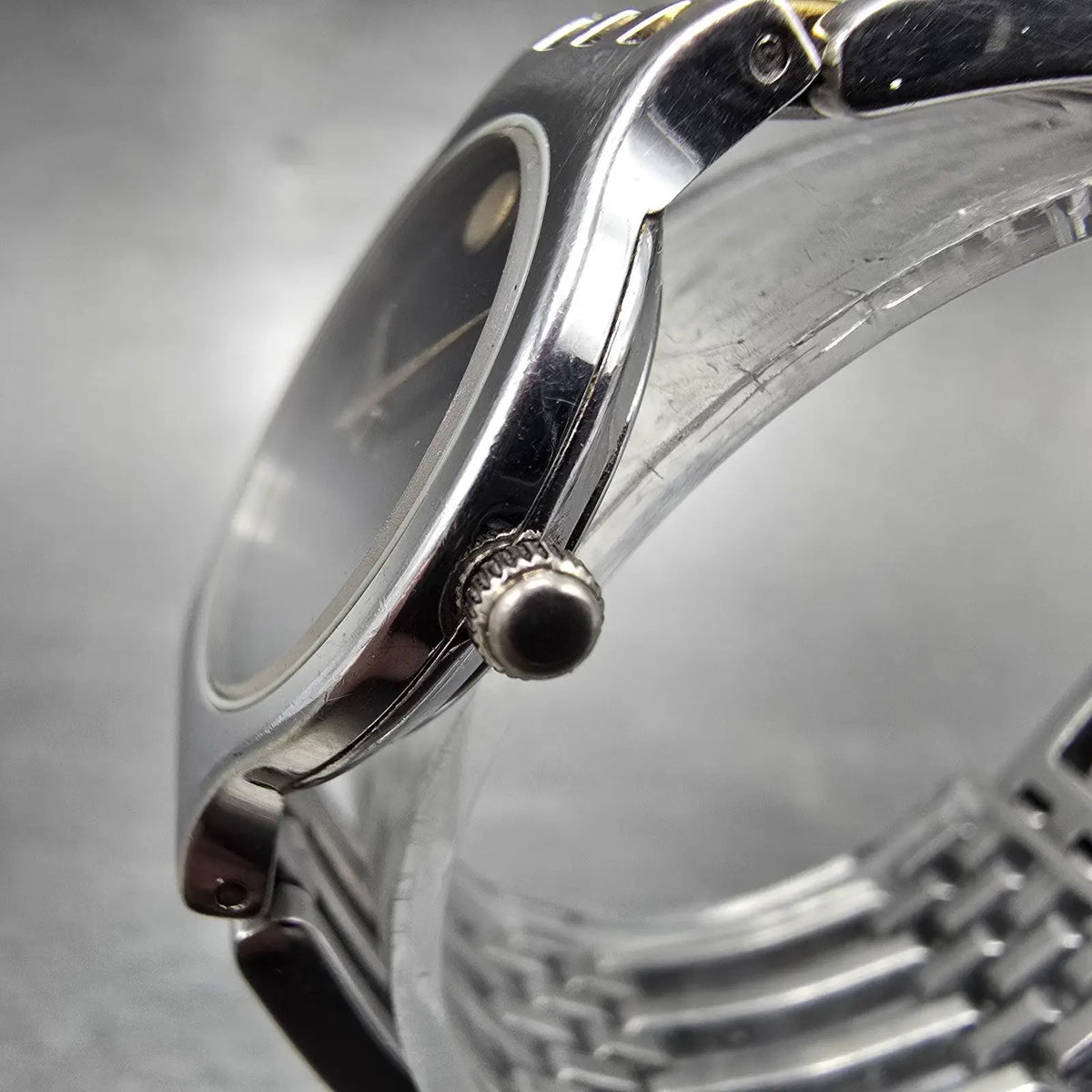 Movado Esperanza Watch Women 23mm Black Dial Two Tone 84.25.811 New Battery4