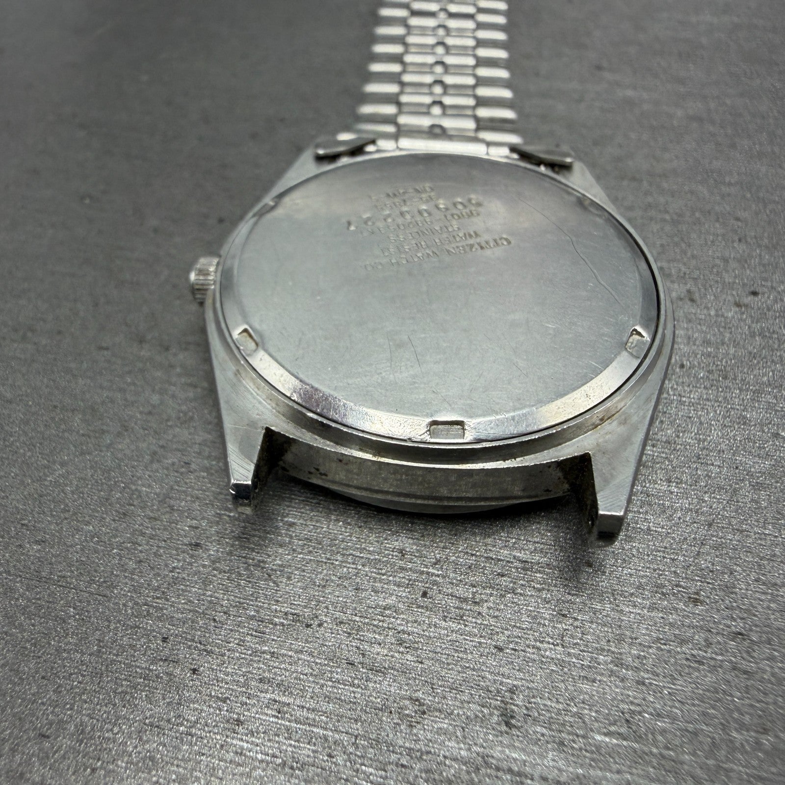Citizen Railroad Approved Watch Men 35mm White Dial Silver 3801-892053 PARTS16