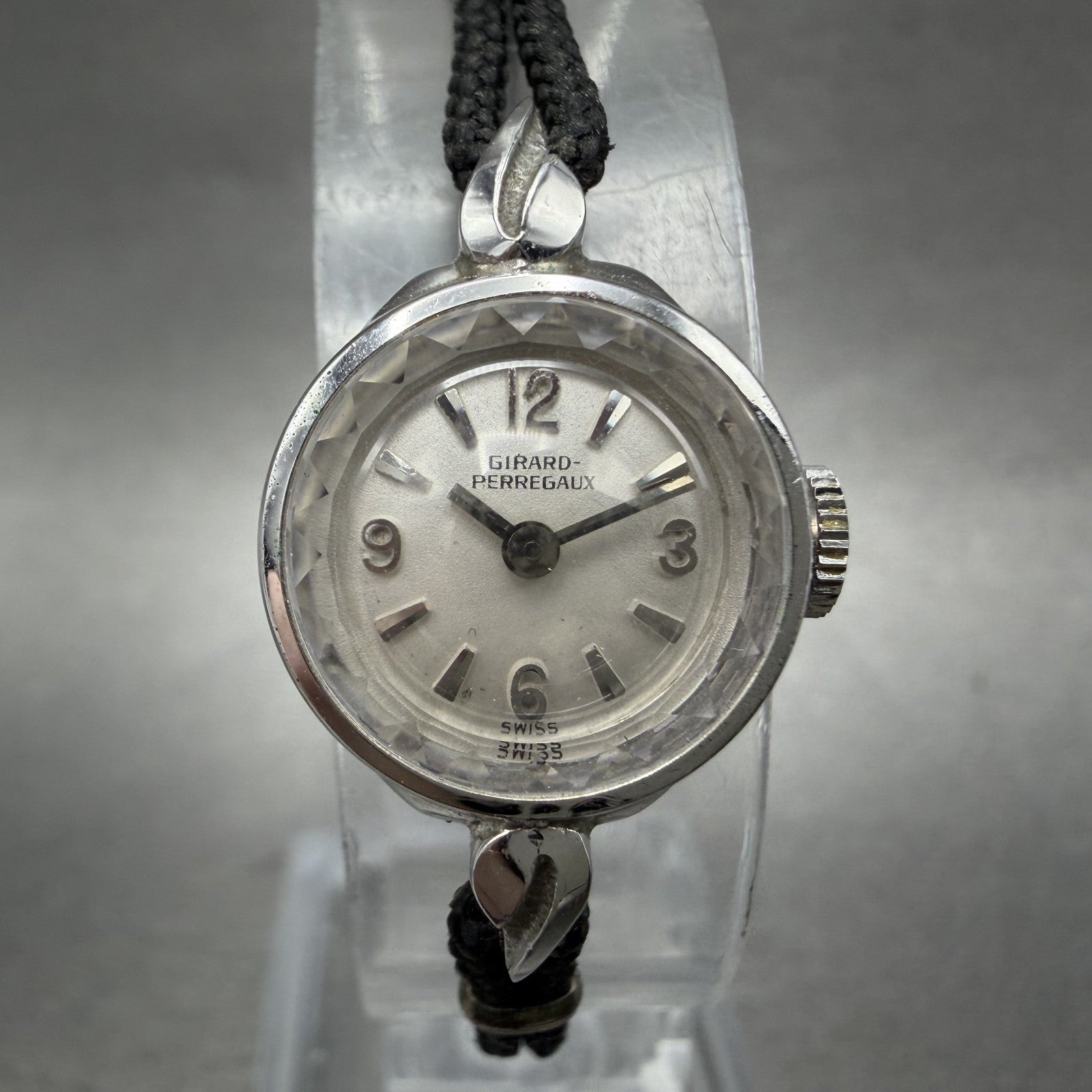 Girard Perraguaux watch Women 16mm White Dial 10K Gold Filled Manual Wind PARTS0