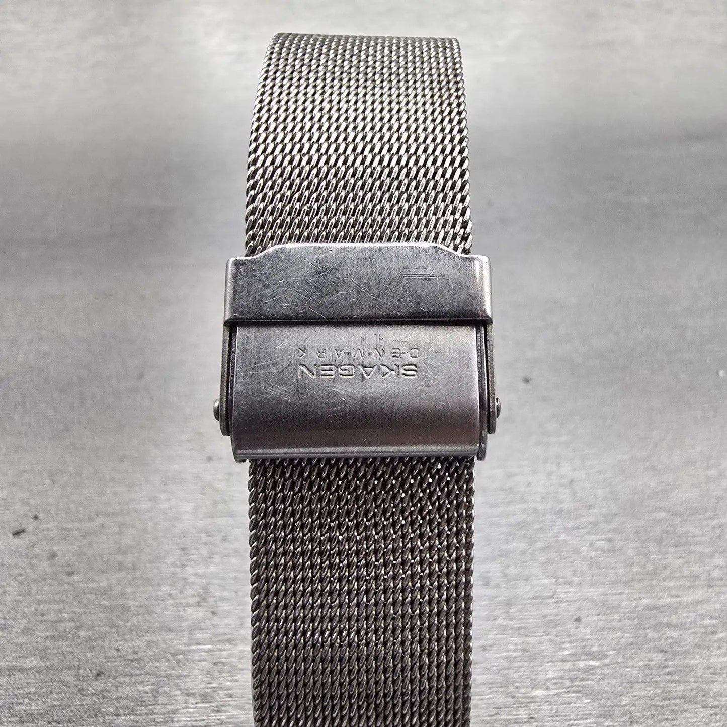 Skagen Denmark Slimline Watch Men 35mm Silver Dial Silver Tone 233LSS New Batt7