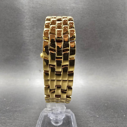 Invicta Classique Safari Tiger Watch Women 33mm Gold Tone Round 6496 New Battery7